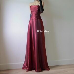 Deep Red Prom Dress